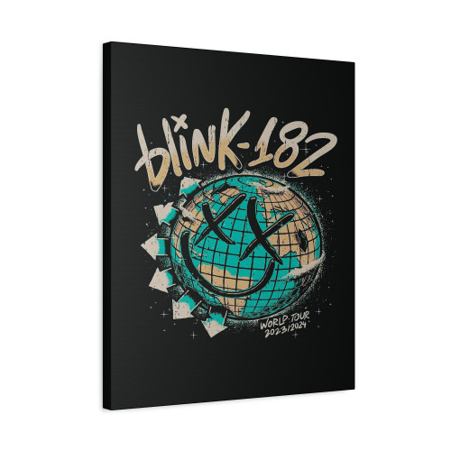 Blink 182 The World Tour 2023 2024 Canvas Print Poster