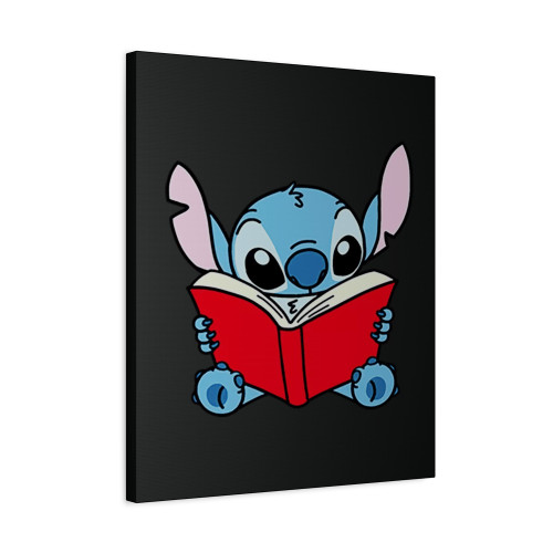 Blue Koala Stitch Book Canvas Print Poster