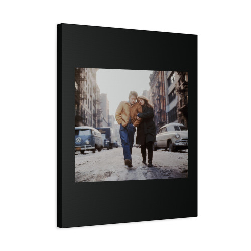 Bob Dylan Freewheelin Canvas Print Poster