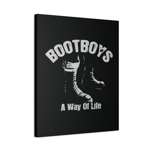 Bootboys A Way Of Life Skinhead Punk Canvas Print Poster