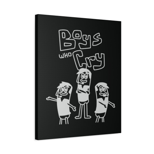 Boys Who Cry Tour Bw Canvas Print Poster
