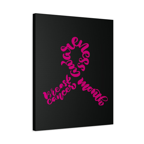 Breast Cancer Awareness Month Canvas Print Poster