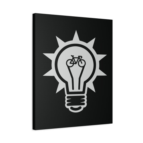Bright Bicycle Idea Chiffon Canvas Print Poster