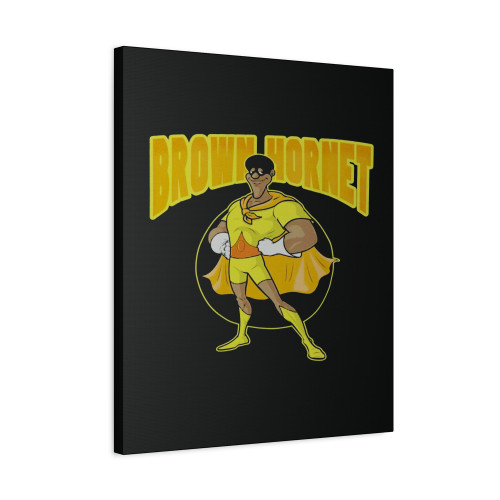Brown Hornet Fat Albert Super Hero Canvas Print Poster