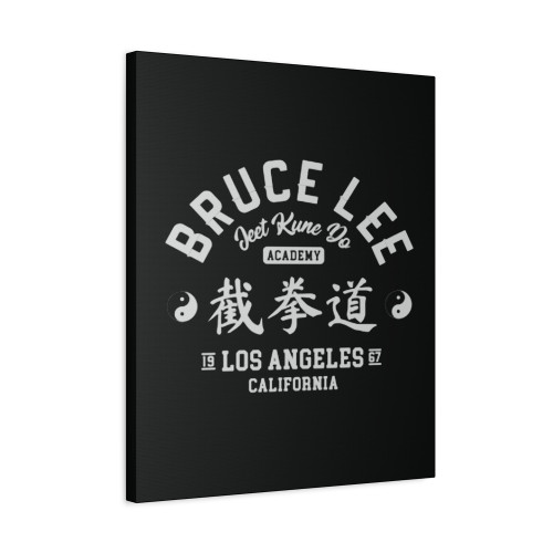Bruce Lee Jeet Kune Do Academy Canvas Print Poster