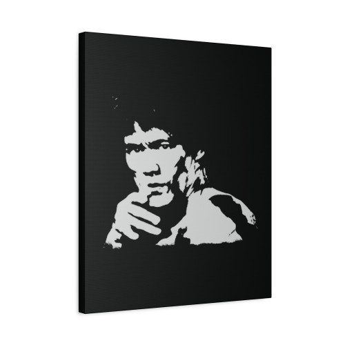 Bruce Lee Retro Canvas Print Poster