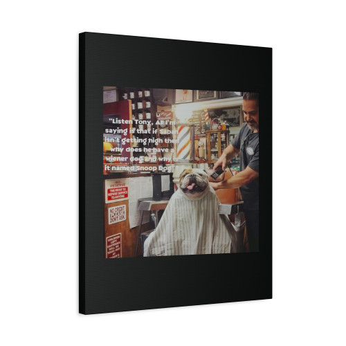 Bulldog And Saban Canvas Print Poster