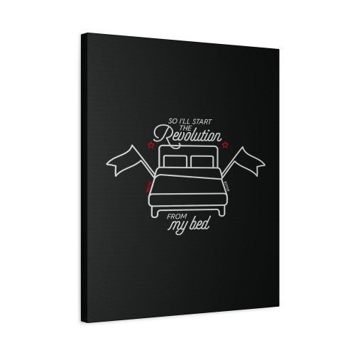 Camiseta Mujer Don't Look Espalda En Anger Inspirada Los Oasis Canvas Print Poster