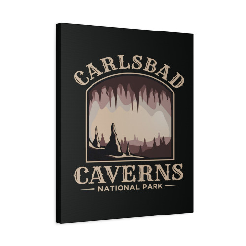 Carlsbad Caverns National Park Us Vintage Canvas Print Poster