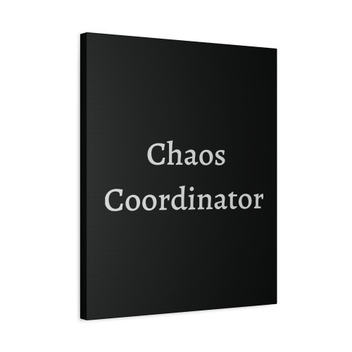 Chaos Coordinator Canvas Print Poster