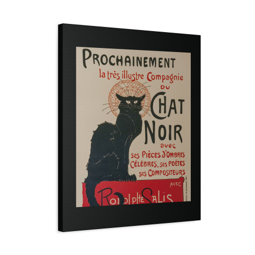 Chat Noir Poster Fine Art Lithograph Hand Canvas Print Poster