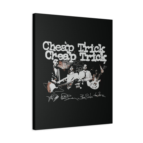 Cheap Trick Art Signed Canvas Print Poster