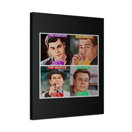 Choose Your Gangster Canvas Print Poster