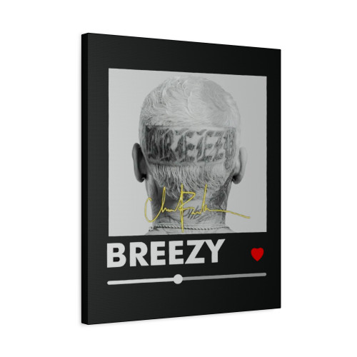 Chris Brown Hip Hop Tour 2022 Retro Canvas Print Poster