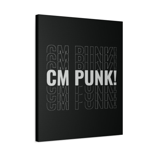 Cm Punk Chants Canvas Print Poster