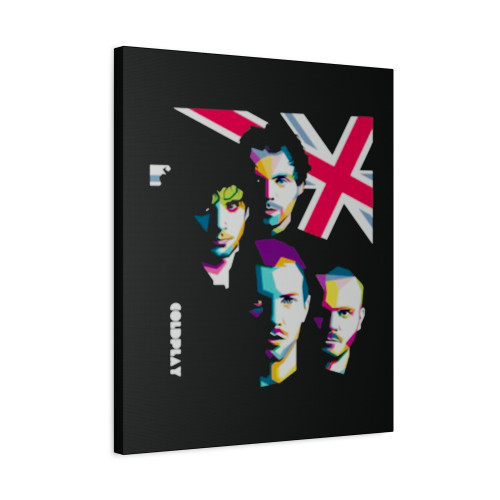 Coldplay Pop Art Britpop Canvas Print Poster