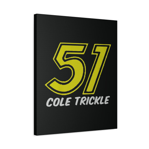 Cole Trickle 51 Racing Car Mello Yello Canvas Print Poster