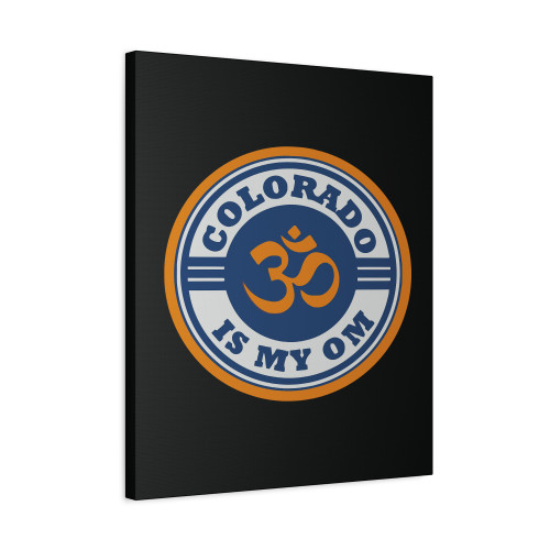 Colorado Is My Om Yoga Canvas Print Poster