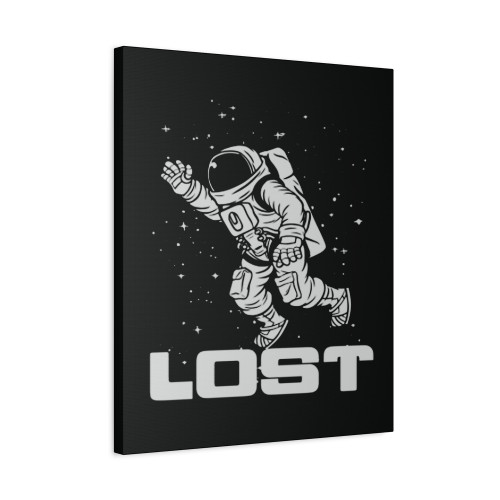 Cool Astronaut Spaceman Lost In Space Canvas Print Poster