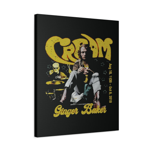 Cream Band Ginger Baker Canvas Print Poster