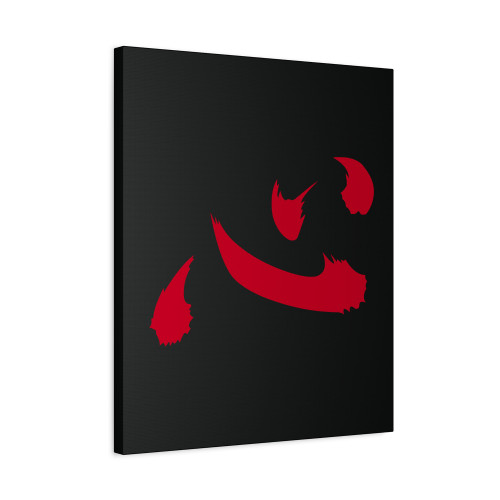 Crimson Kokoro Canvas Print Poster