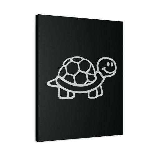 Cute Turtle Canvas Print Poster