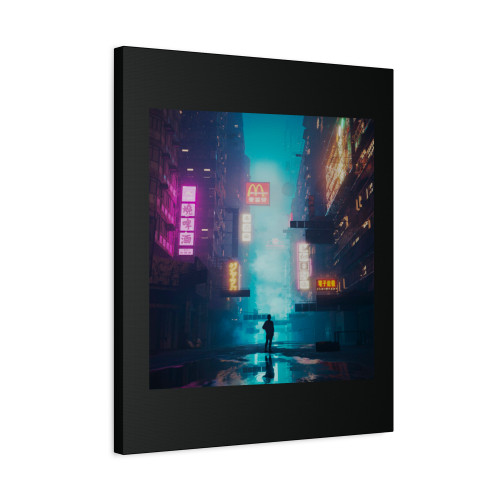 Cyberpunk Scifi Canvas Print Poster Cyberpunk Scifi Canvas Print Poster