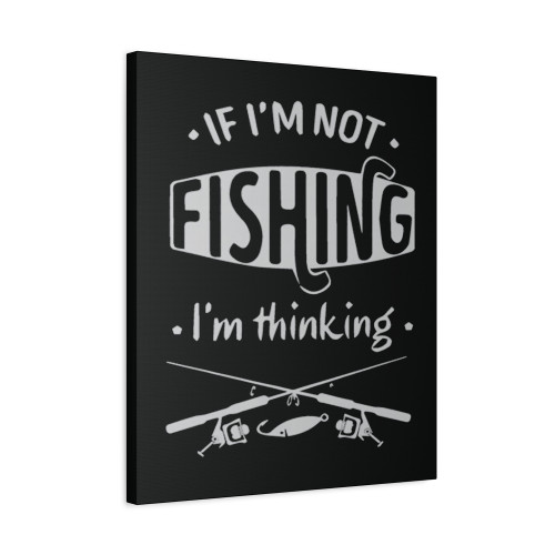 Dad For Husband Fishing About Fishing Canvas Print Poster