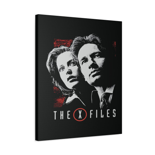 Dana Scully And Fox Mulder The X-Files Canvas Print Poster