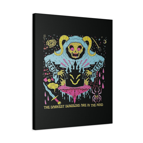 Darkest Dungeons Horror Canvas Print Poster