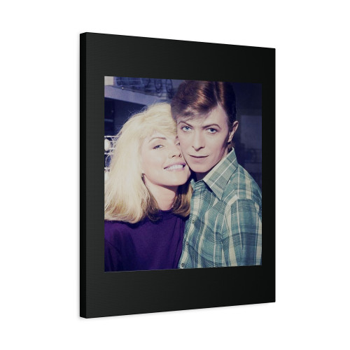 David Bowie And Debbie Harry Canvas Print Poster