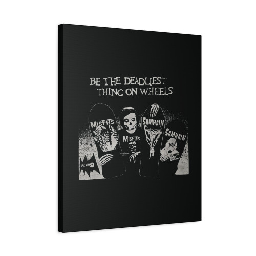 Deadliest On Wheels Screen Misfit Canvas Print Poster
