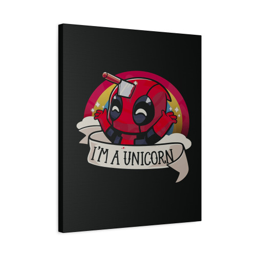 Deadpool I'm A Unicorn X-Force Merc Canvas Print Poster