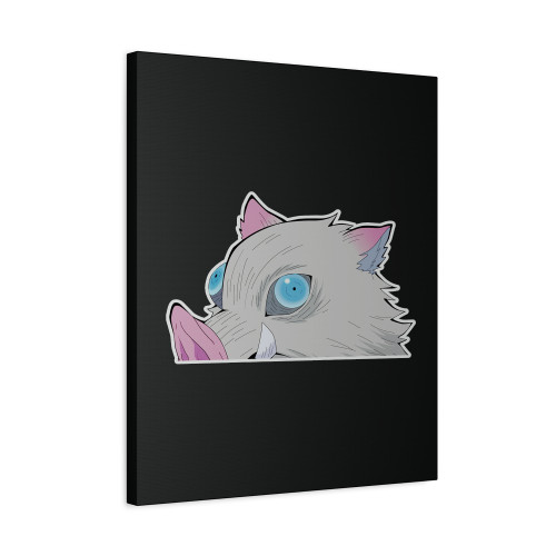 Inosuke Hashibira Peeker Demon Slayer Canvas Print Poster