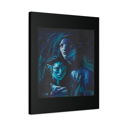 Jake Sully And Neteyam Canvas Print Poster
