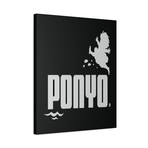 Leaping Girl Ponyo Canvas Print Poster