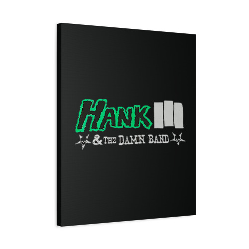 Limited Hank Williams The 3Rd Hellbilly And The Damn Band Canvas Print Poster