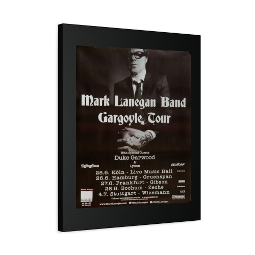 Mark Lanegan Band Gargoyle Tour Tourneedaten 2017 Canvas Print Poster