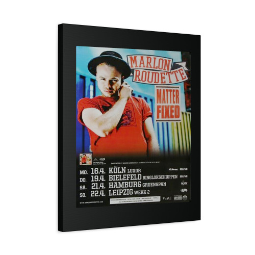 Marlon Roudette Matter Fixed Koln 2012 Canvas Print Poster