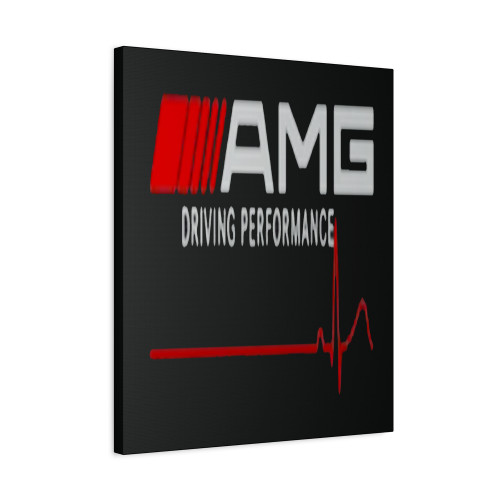 Mercedes Benz Amg Logo Emblem Two Canvas Print Poster