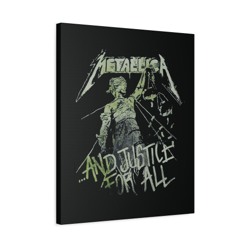 Metallica And Justice For All Tracks Canvas Print Poster