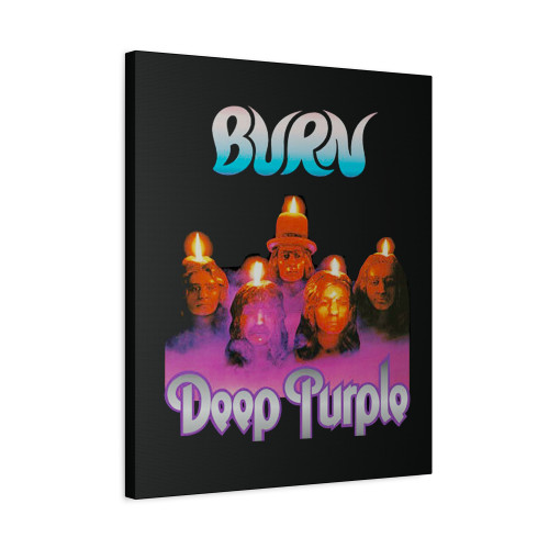 Deep Purple Burn Rock Band Canvas Print Poster
