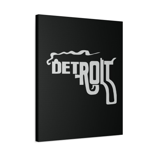 Detroit Gun Canvas Print Poster