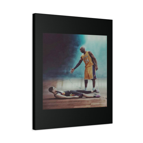 Devin Booker And Kobe Bryant Canvas Print Poster Devin Booker And Kobe Bryant Canvas Print Poster