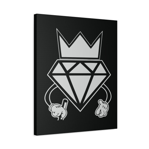 Diamond Hands Drawing Art Canvas Print Poster