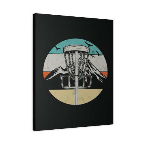 Discgolfing Disc Golf Canvas Print Poster