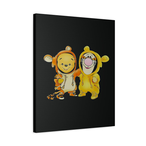 Disney Pooh Tigger Friends Cosplay Canvas Print Poster