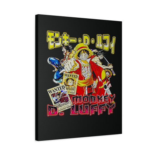 Anime Monkey D Luffy Onepiece Canvas Print Poster