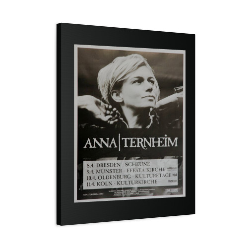 Anna Ternheim All The Way To Rio All Dates 2018 Canvas Print Poster