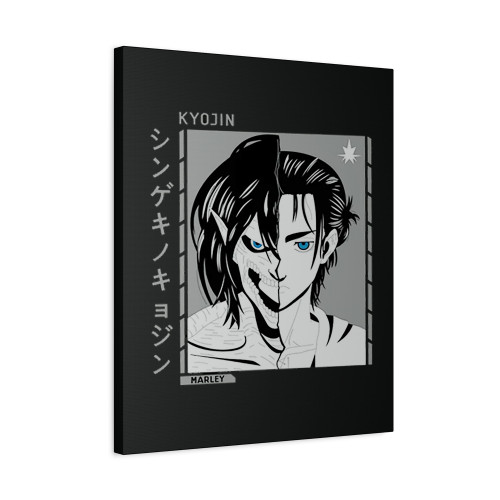 Aot Eren Is Titan Canvas Print Poster